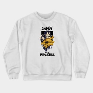 Playera Bendy And Ink Machine, Bendi, Boris, Sammy Crewneck Sweatshirt